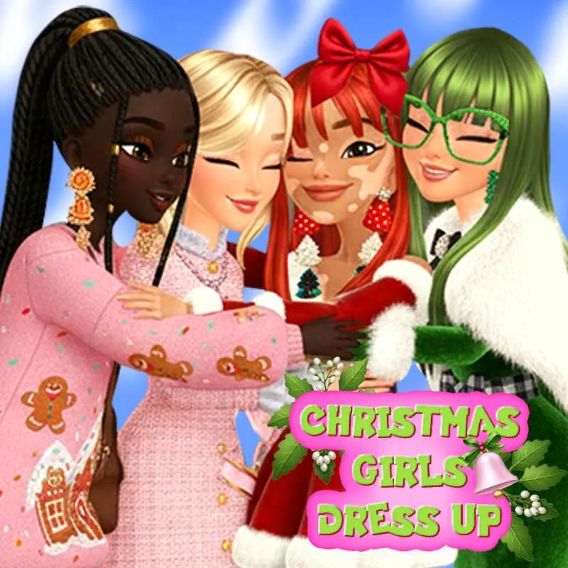 Christmas Girls Dress Up