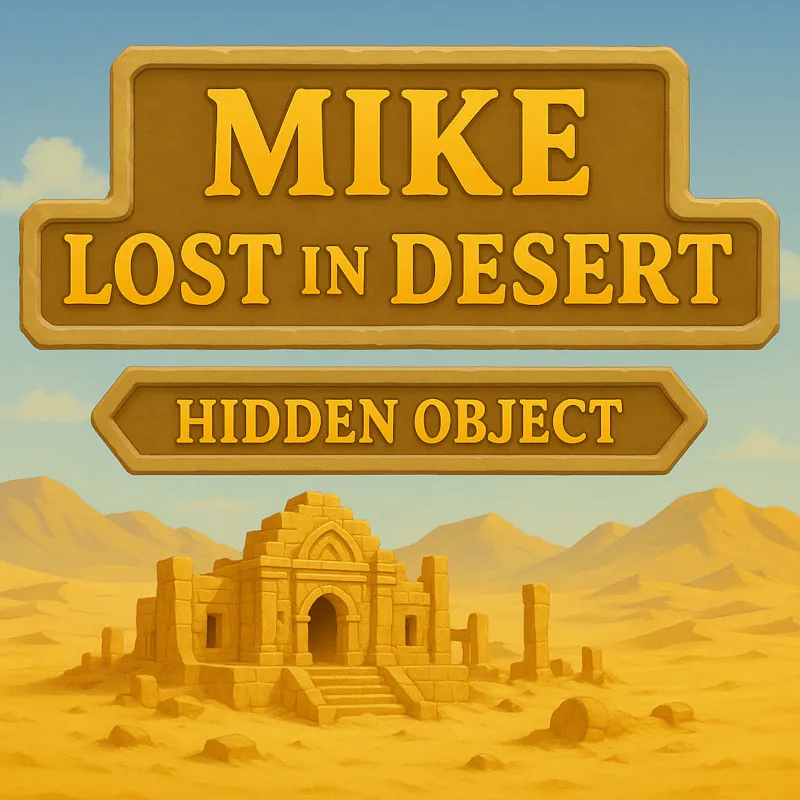 Mike Lost In Desert - Hidden Object
