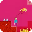 Stickman Steve vs Alex - Nether