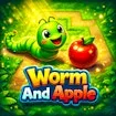 Worm And Apple